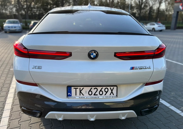BMW X6 cena 395000 przebieg: 58000, rok produkcji 2020 z Chmielnik małe 781